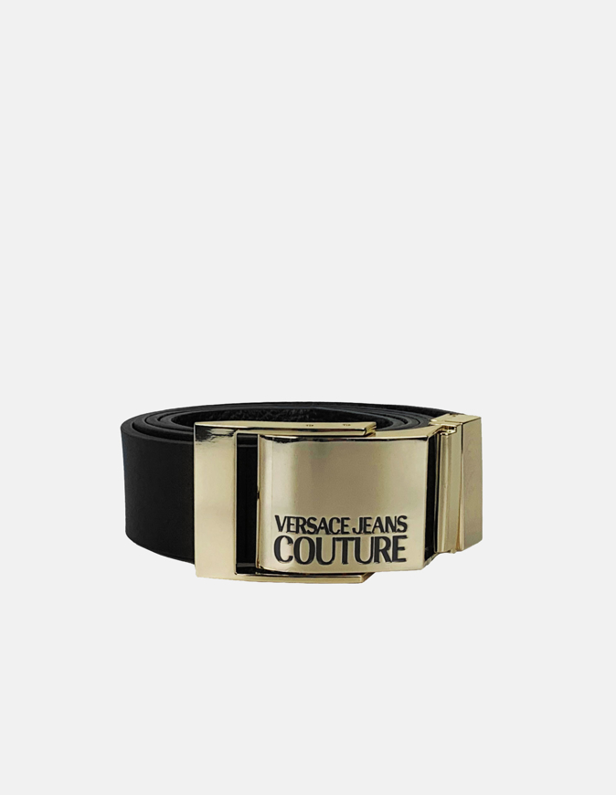Picture of Versace Jeans Couture Gold Logo Buckle Reversible Belt