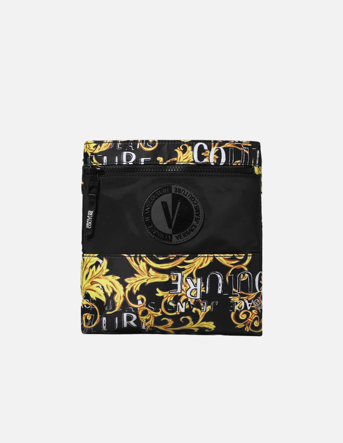 Picture of Versace Gold V-Emblem Baroque Large Bag
