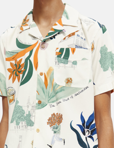 Picture of Scotch & Soda Hawaii Relaxed S/S Shirt