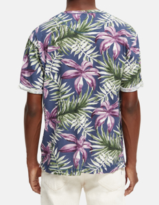 Picture of Scotch & Soda Floral Relax Regular Tee