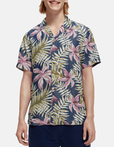 Picture of Scotch & Soda Floral Relaxed S/S Shirt