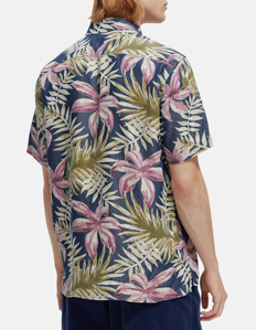 Picture of Scotch & Soda Floral Relaxed S/S Shirt