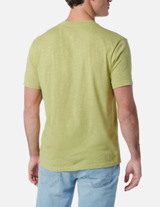 Picture of No Excess Green Button Collar Tee