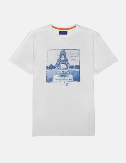 Picture of Gaudi Eiffel Tower Print Tee