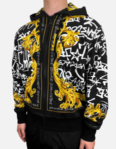 Picture of Versace Graffiti Baroque Sweat Jacket