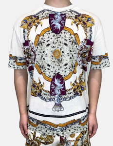 Picture of Just Cavalli Iconic Shields Panel Regular Tee