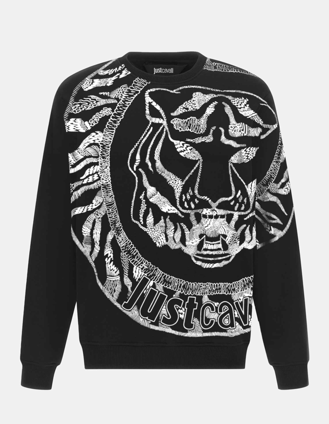 Picture of Just Cavalli Big Tiger Emblem Sweatshirt