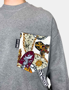 Picture of Just Cavalli Icon Shield Pocket Sweatshirt