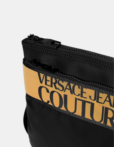 Picture of Versace Gold Logo Crossbody Bag