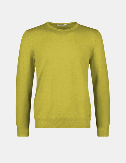 Picture of Gaudi Olive Crew Neck Fine Knit