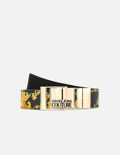 Picture of Versace Chain Baroque Gold Logo Reversible Belt