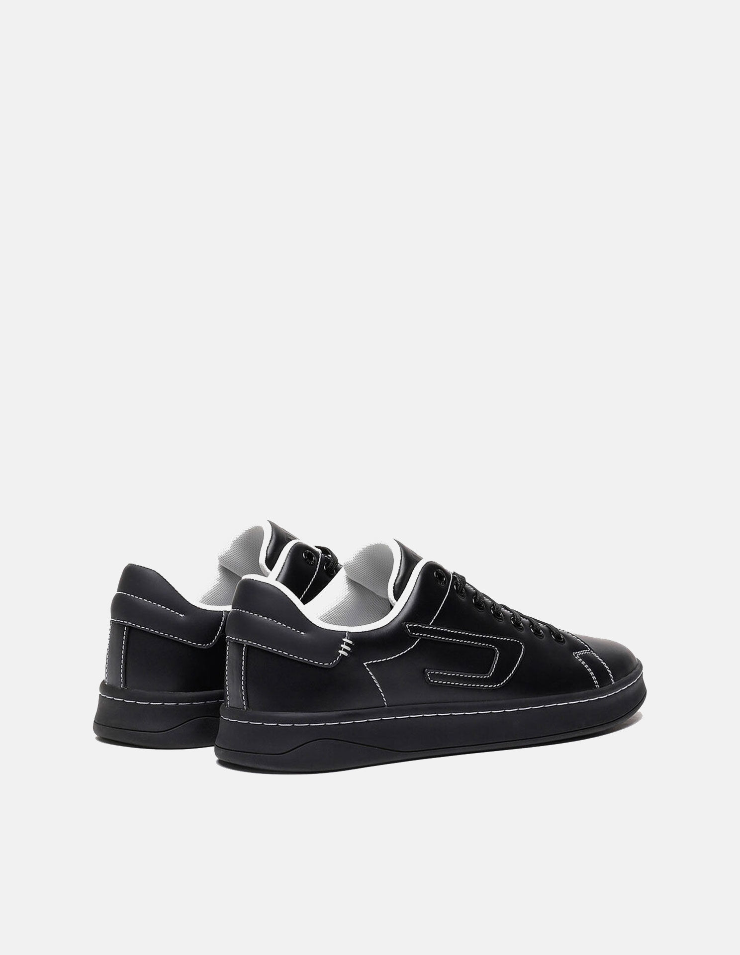Diesel Athene Lace Black Sneaker - George Harrison | Designer Menswear ...